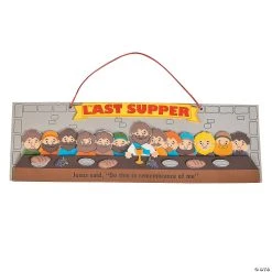 Coupon π Jesus & Disciples Last Supper Sign Craft Kit- Makes 12 β