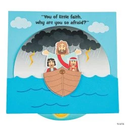 Buy ⌛ Jesus Calms The Storm Wheel Craft Kit- Makes 12 ⌛