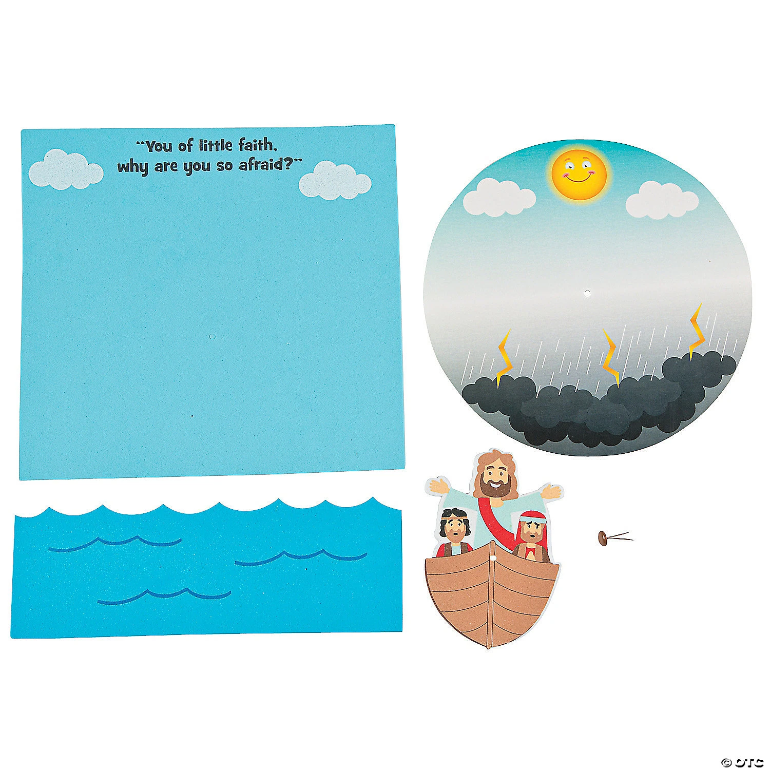 Buy ⌛ Jesus Calms The Storm Wheel Craft Kit- Makes 12 ⌛ 2 Buy ⌛ Jesus Calms The Storm Wheel Craft Kit- Makes 12 ⌛ - Image 2