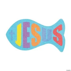 Best Pirce ✨ Jesus Fish Sand Art Magnets - 12 Pc. 🌟