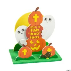 Promo 😉 Jesus Is Fab-Boo-Lous Stand-Up Craft Kit - Makes 12 ✨