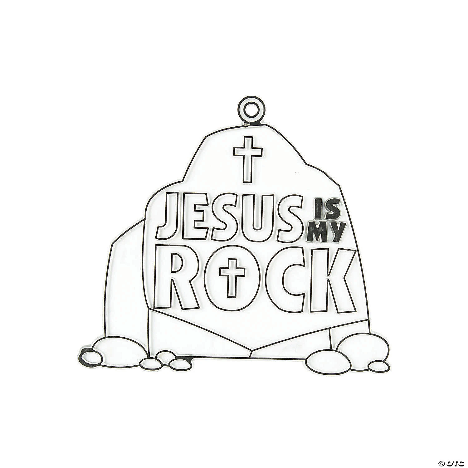 Budget π Jesus Is My Rock Suncatchers - 24 Pc. π― 1 Budget π Jesus Is My Rock Suncatchers - 24 Pc. π―
