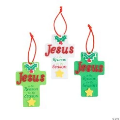 Discount βοΈ Jesus Is the Reason Ornament Craft Kit - Makes 12 βοΈ