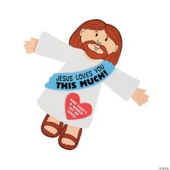 Cheap π "Jesus Loves You This Much" Cut Out - Makes 12 β¨
