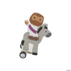 Best reviews of 🔥 Jesus on Donkey Pull-Back Craft Kit - Makes 12 👏