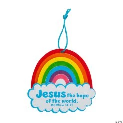 Hot Sale ✔️ Jesus Rainbow Ornament Craft Kit - Makes 12 🔔