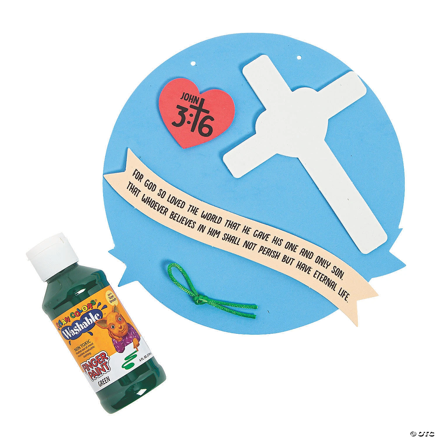 New π John 3:16 Handprint Sign Craft Kit - Makes 12 β¨ 2 New π John 3:16 Handprint Sign Craft Kit - Makes 12 β¨ - Image 2