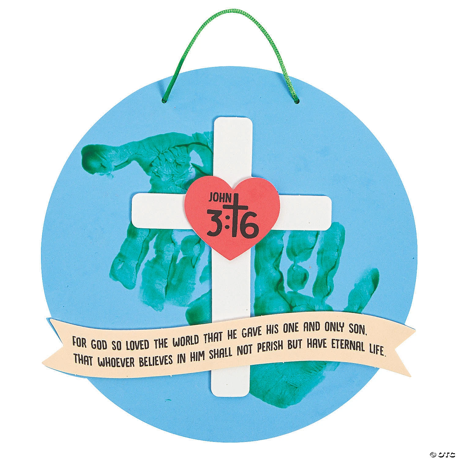 New π John 3:16 Handprint Sign Craft Kit - Makes 12 β¨ 1 New π John 3:16 Handprint Sign Craft Kit - Makes 12 β¨