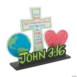 Coupon π₯ John 3:16 Stand-Up Craft Kit - Makes 12 β