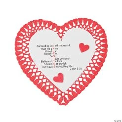 Best deal 🎉 “John 3:16” Valentine Craft Kit - Makes 12 ❤️
