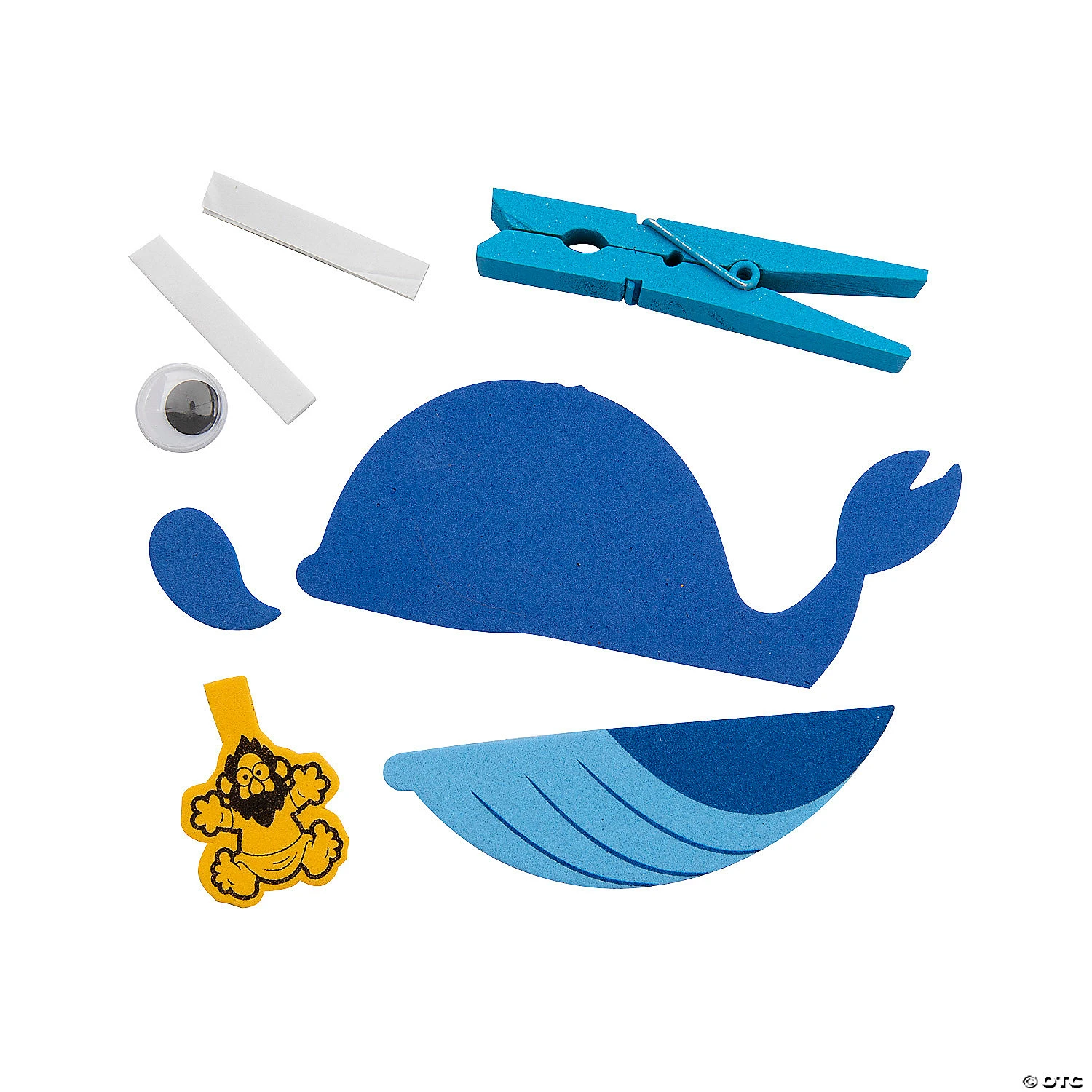 Buy π Jonah & the Whale Clothespin Craft Kit - Makes 12 π 2 Buy π Jonah & the Whale Clothespin Craft Kit - Makes 12 π - Image 2