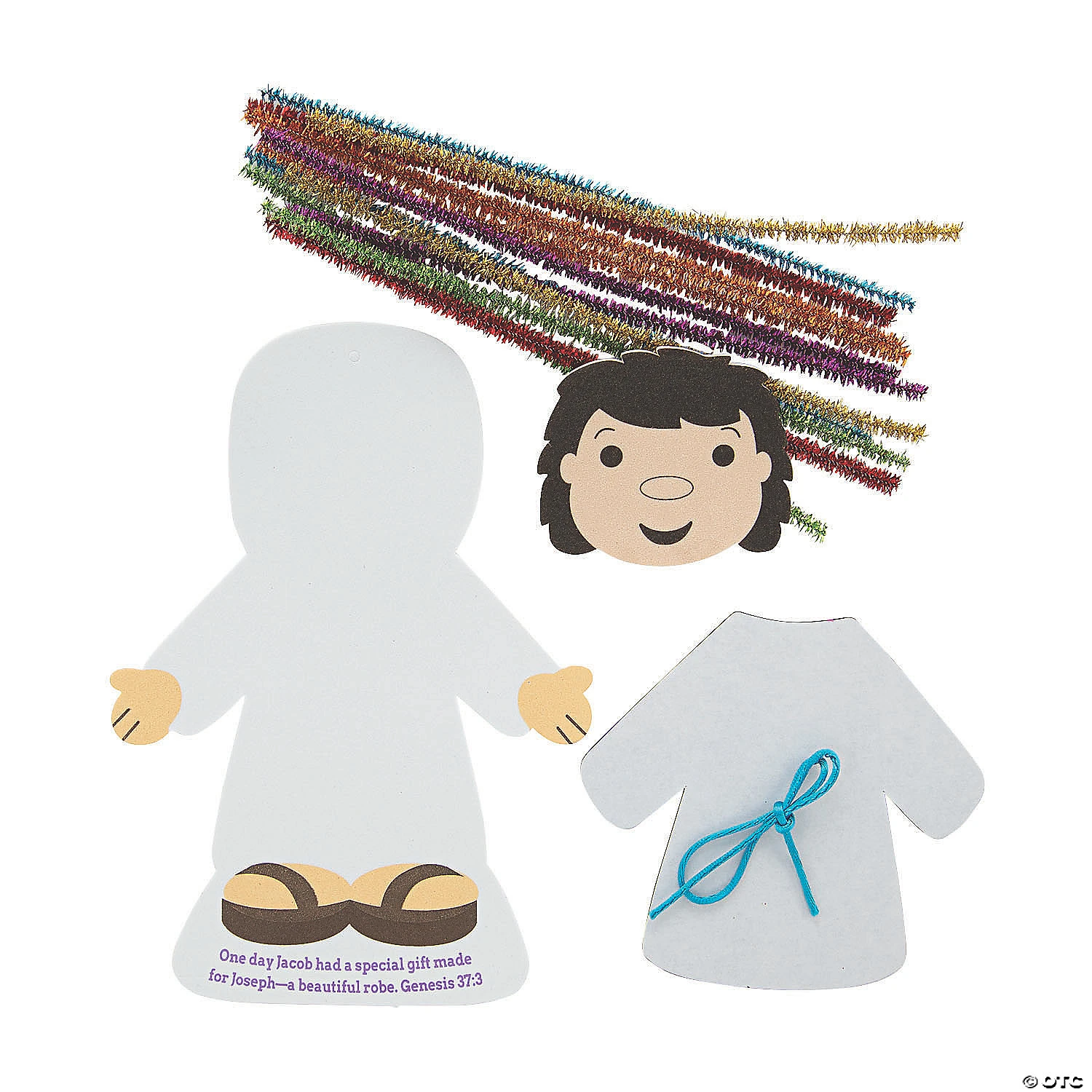 Cheap 🥰 Joseph’s 💯 Coat Chenille Stem Craft Kit - Makes 12 ⭐ 2 Cheap 🥰 Joseph’s 💯 Coat Chenille Stem Craft Kit - Makes 12 ⭐ - Image 2