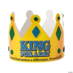 Budget ✔️ King for a Day Religious Dad Crown Craft Kit – Makes 12 ✔️
