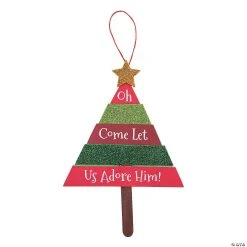Cheap 😉 Layered ❄ Christmas Tree Sign Craft Kit - Makes 12 🔥