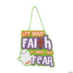 Best reviews of ❤️ Let Faith Be Bigger Than Fear Sign Craft Kit - Makes 12 ✨