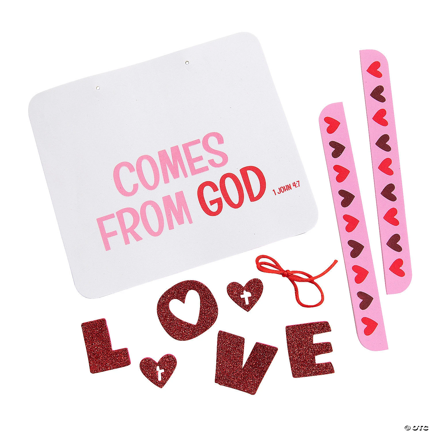 New π Love Comes From God Sign Craft Kit - Makes 12 β¨ 2 New π Love Comes From God Sign Craft Kit - Makes 12 β¨ - Image 2