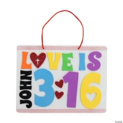 Deals 👏 Love Is John 3:16 Sign Craft Kit 🥰