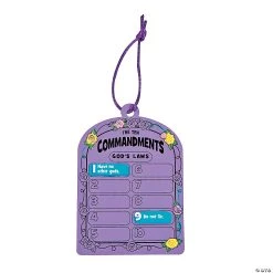 Cheapest 𧨠Magic Color Scratch Ten Commandments Tablets - 24 Pc. β€οΈ