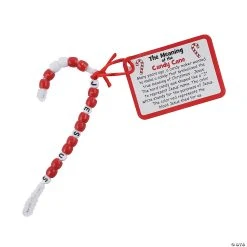 Cheap 👏 Meaning of the Candy Cane Religious Christmas Ornament Craft Kit - Makes 12 ❤️