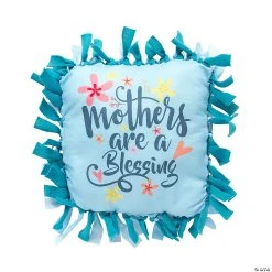 Hot Sale 💯 Mothers Are a Blessing Fleece Tied Pillow Craft Kit - Makes 6 ⭐