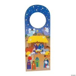 Best deal ⭐ Nativity Doorknob Hanger Sticker Scenes - 12 Pc. 😉