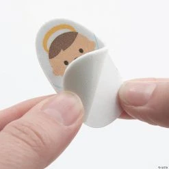 Flash Sale 👏 Nativity Family Heart Ornament Craft Kit - Makes 12 🛒 -Religious Crafts Sales nativity family heart ornament craft kit makes 1213957666 a02