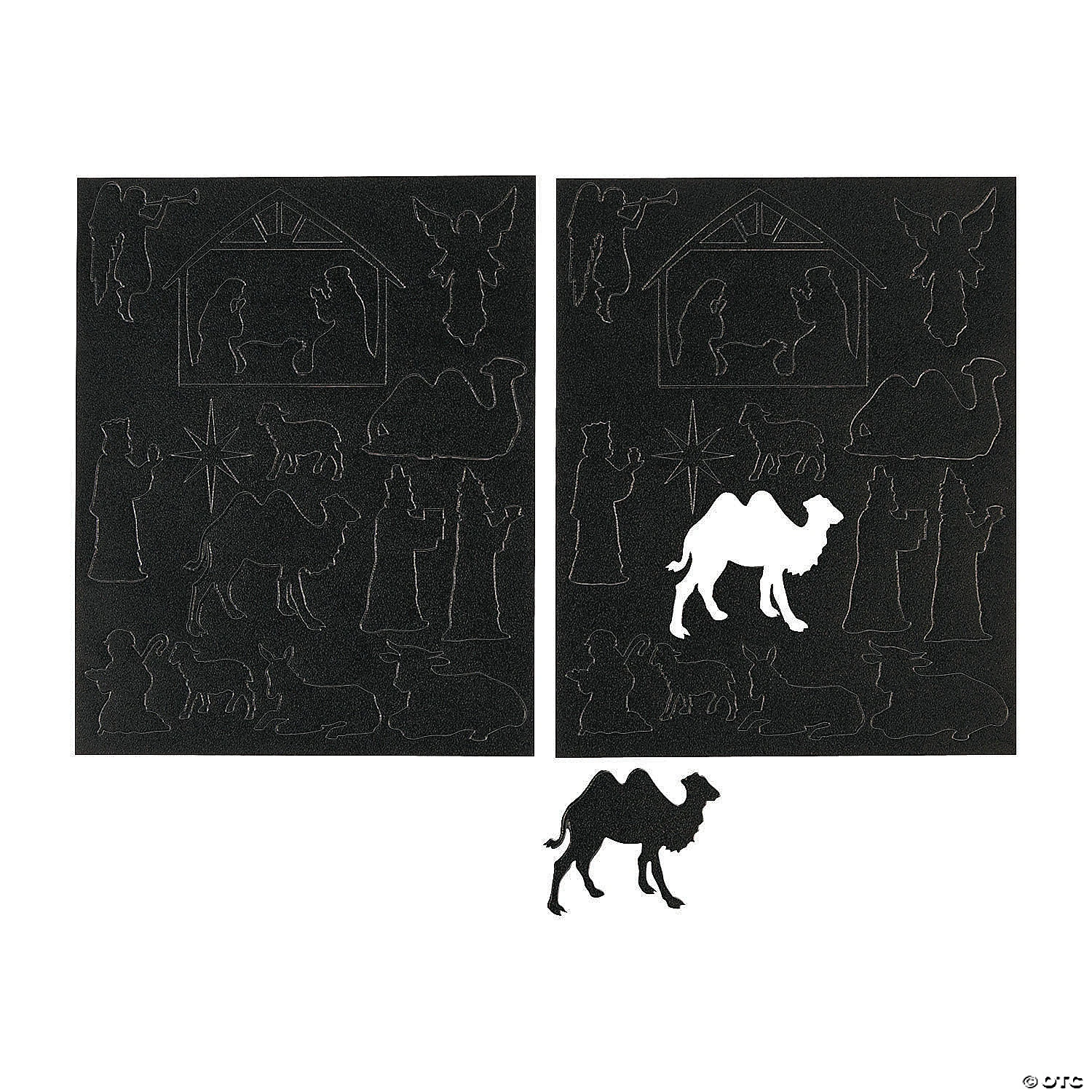 Discount ⌛ Nativity Mason Jar Decals - 24 Pc. ✨ 2 Discount ⌛ Nativity Mason Jar Decals - 24 Pc. ✨ - Image 2