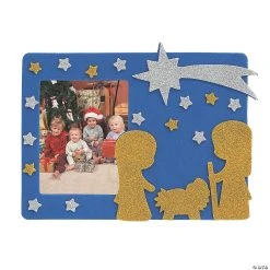 Discount π Nativity Picture Frame Magnet Craft Kit π
