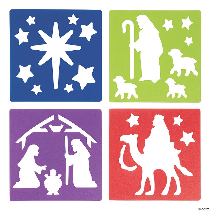 Best Sale ✔️ Nativity Stencils - 12 Pc. ✨ 1 Best Sale ✔️ Nativity Stencils - 12 Pc. ✨