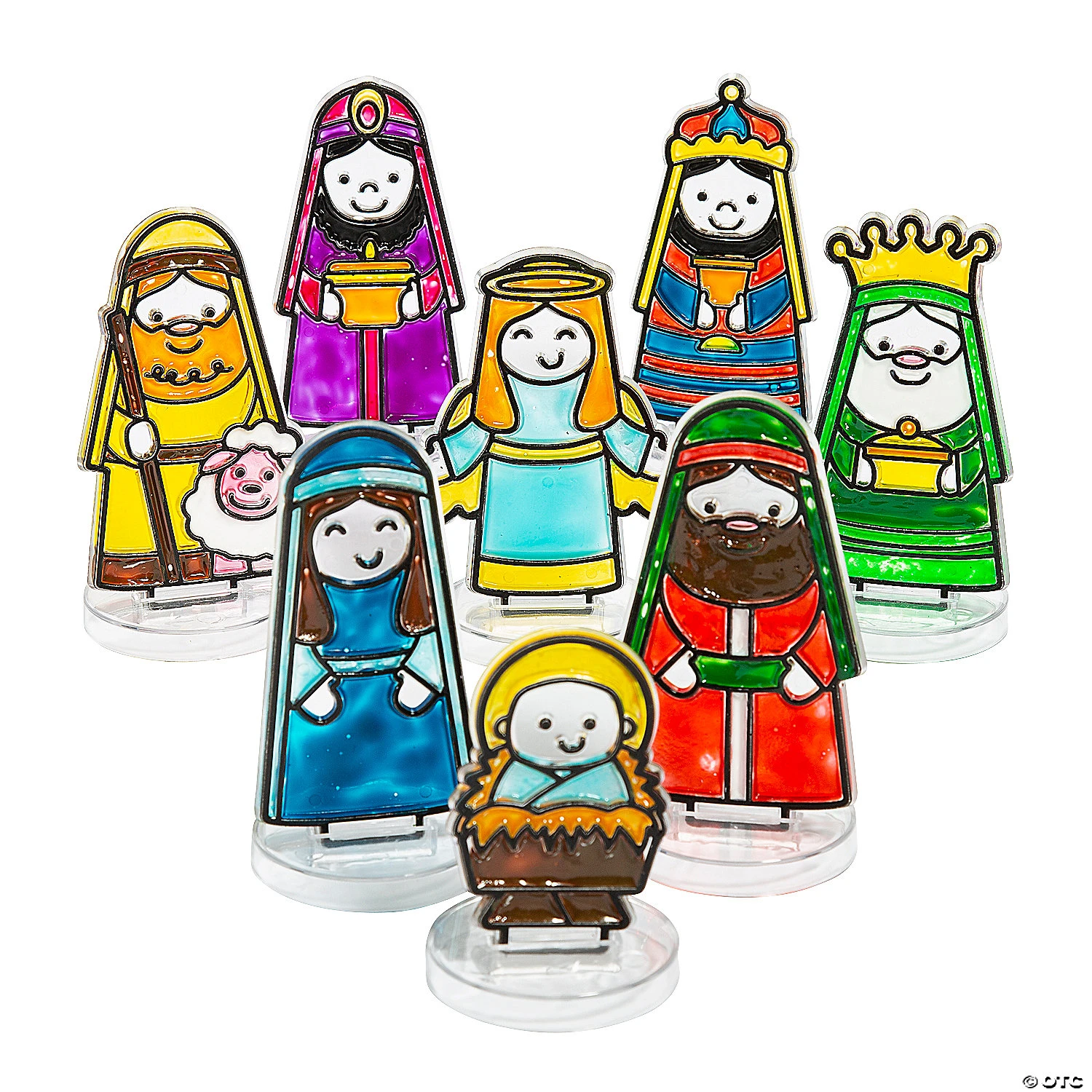 Deals ⌛ Nativity Suncatcher Set with Stands - 8 Pc. ⌛ 2 Deals ⌛ Nativity Suncatcher Set with Stands - 8 Pc. ⌛ - Image 2