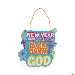 Coupon 🥰 New Year Same Great God Sign Craft Kit - Makes 12 💯