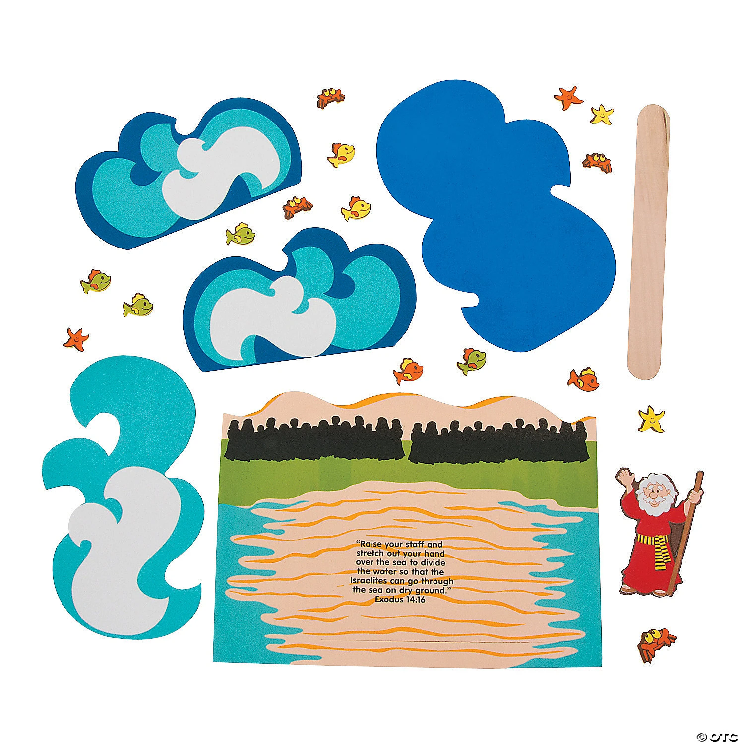 Best deal π― Parting of the Red Sea Craft Kit - Makes 12 β¨ 2 Best deal π― Parting of the Red Sea Craft Kit - Makes 12 β¨ - Image 2