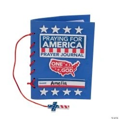 Discount π― Patriotic Prayer Journal Craft Kit - Makes 12 β€οΈ