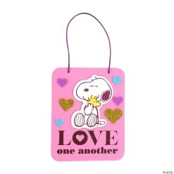 Discount 🎉 Peanuts® Love One Another Valentine Sign Craft Kit ⌛