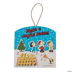 Cheap 🤩 Peanuts® Make a Joyful Noise Christmas Sign Craft Kit - Makes 12 🛒