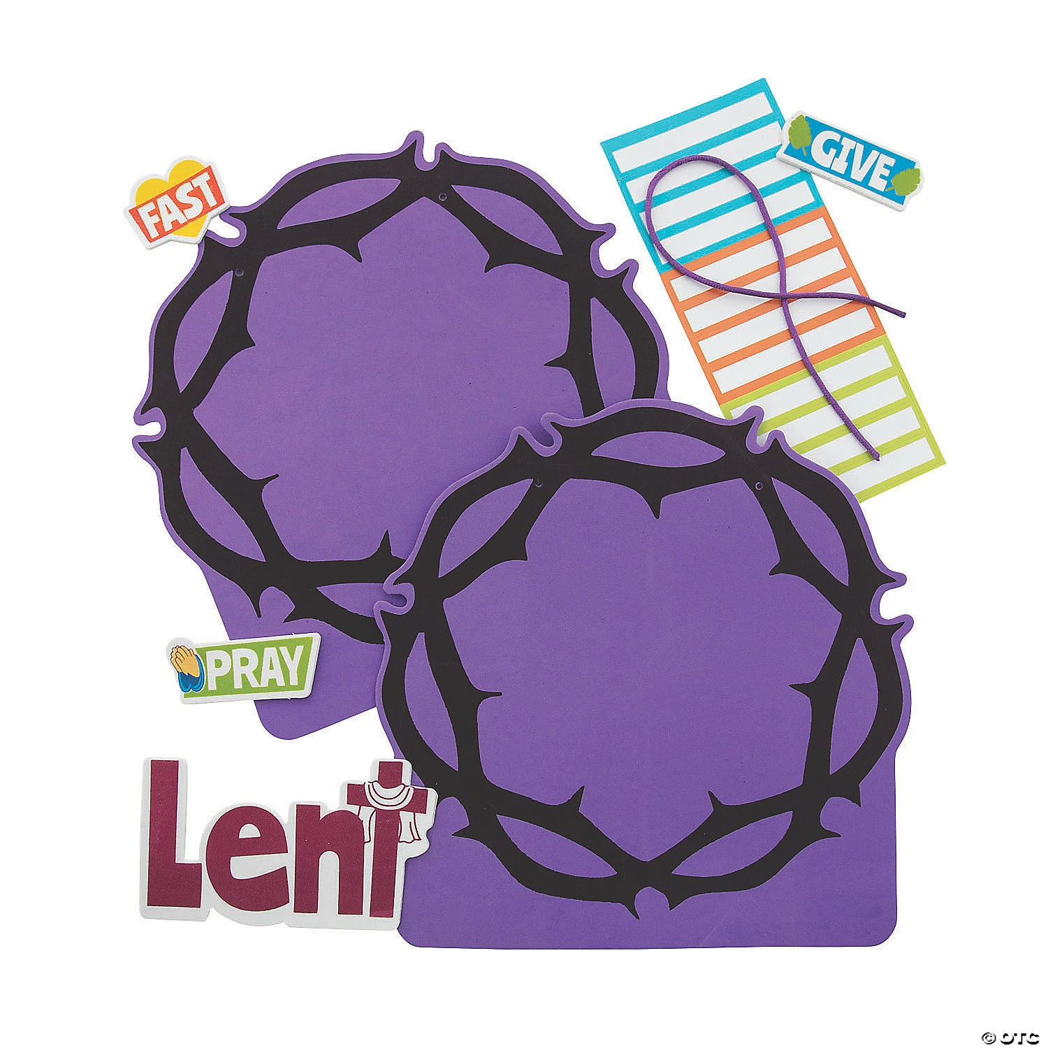Top 10 β€οΈ Pray, Fast, Give Lent Sign Craft Kit - Makes 12 π 2 Top 10 β€οΈ Pray, Fast, Give Lent Sign Craft Kit - Makes 12 π - Image 2