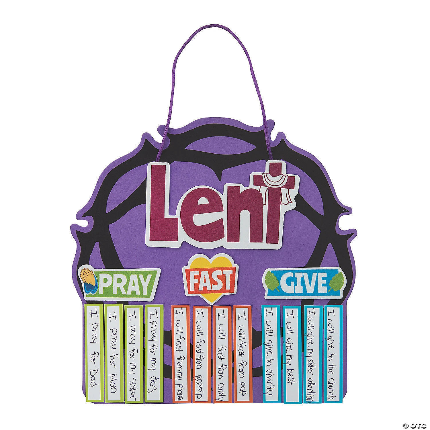Top 10 β€οΈ Pray, Fast, Give Lent Sign Craft Kit - Makes 12 π 1 Top 10 β€οΈ Pray, Fast, Give Lent Sign Craft Kit - Makes 12 π