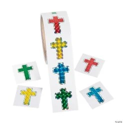 Buy ❤️ Prism Cross Sticker Roll - 100 Pc. 🔥