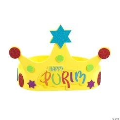 Best Pirce ❤️ Purim Crown Craft Kit - Makes 12 🎁