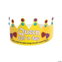 Deals 🔥 Queen for a Day Blessed Mom Crown Craft Kit - Makes 12 ⭐