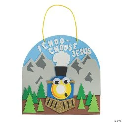 Deals ✨ Railroad VBS I Choose Jesus Sign Craft Kit - Makes 12 ✔️