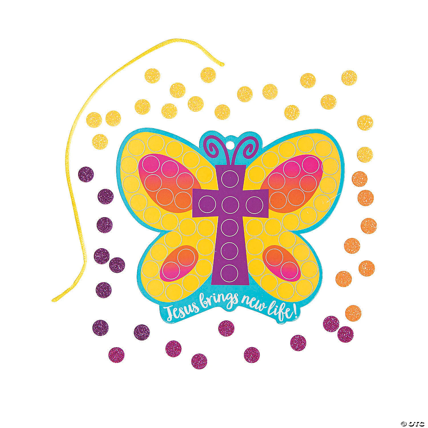 Discount π Religious Butterfly Mosaic Craft Kit - Makes 12 π 2 Discount π Religious Butterfly Mosaic Craft Kit - Makes 12 π - Image 2