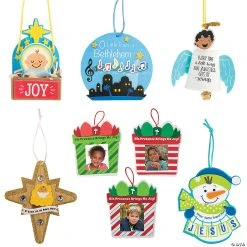 Wholesale π₯ Religious Christmas Ornament Craft Kit Assortment - Makes 108 π₯°