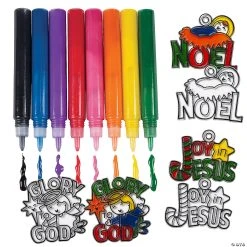 Cheap 👍 Religious Christmas Suncatcher Kit – Makes 24 🤩