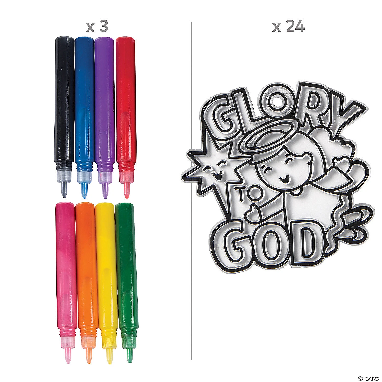 Cheap π Religious Christmas Suncatcher Kit β Makes 24 π€© 2 Cheap π Religious Christmas Suncatcher Kit β Makes 24 π€© - Image 2