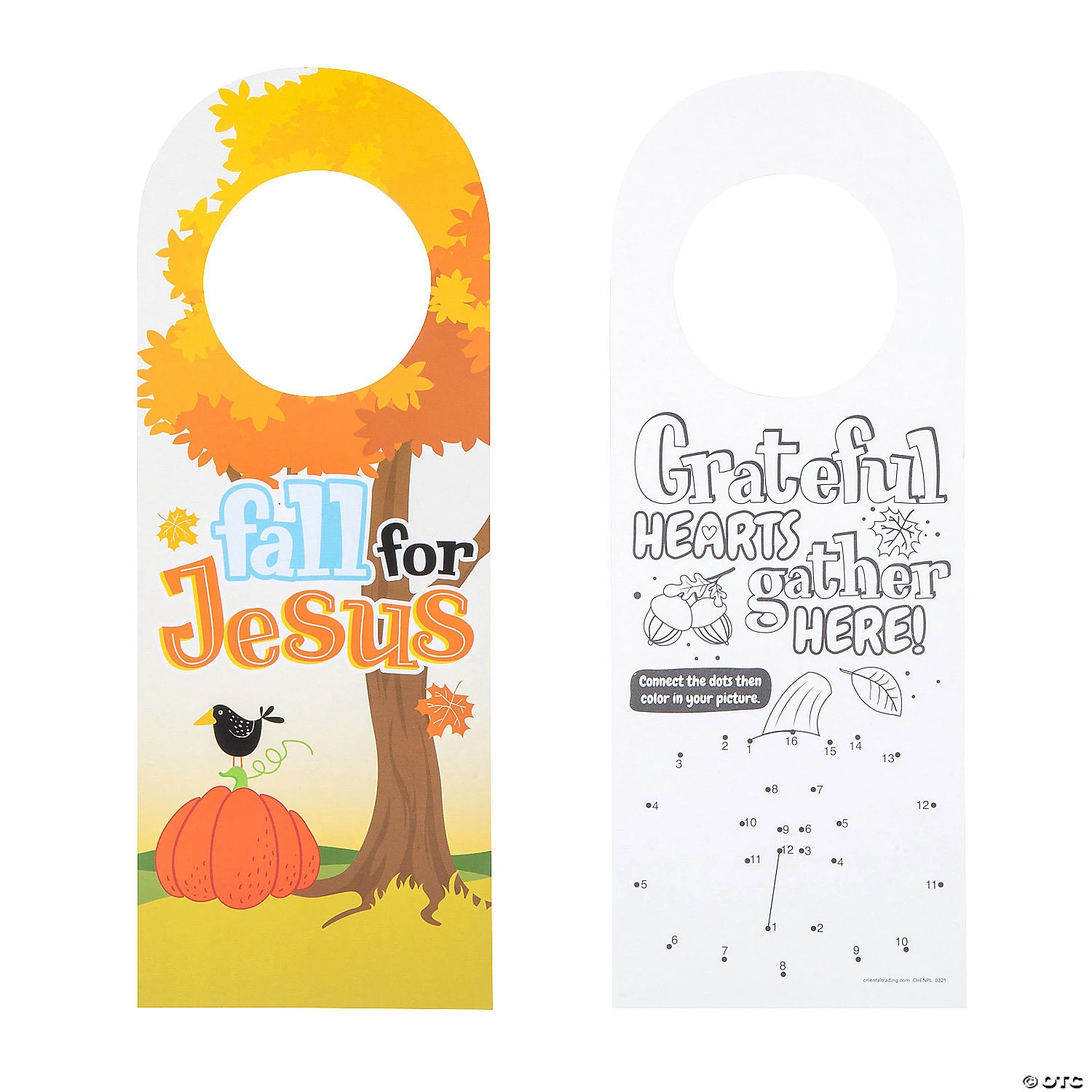 Budget ✨ Religious Fall Doorknob Hanger Activities - 12 Pc. ❤️ 1 Budget ✨ Religious Fall Doorknob Hanger Activities - 12 Pc. ❤️
