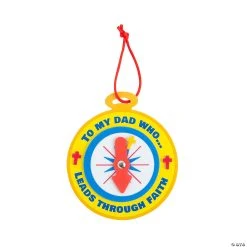 Buy π€© Religious Fatherβs Day Compass Ornament Craft Kit β Makes 12 π₯