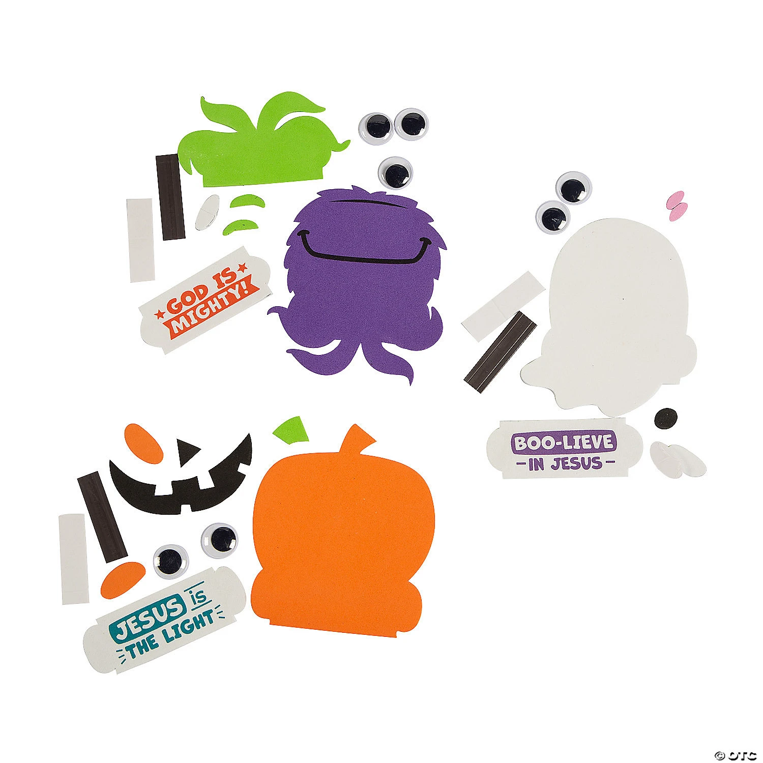 Buy π Religious Halloween Character Magnet Craft Kit - Makes 12 π 2 Buy π Religious Halloween Character Magnet Craft Kit - Makes 12 π - Image 2