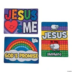 Wholesale π Religious Mosaic Craft Kit - Makes 12 β¨
