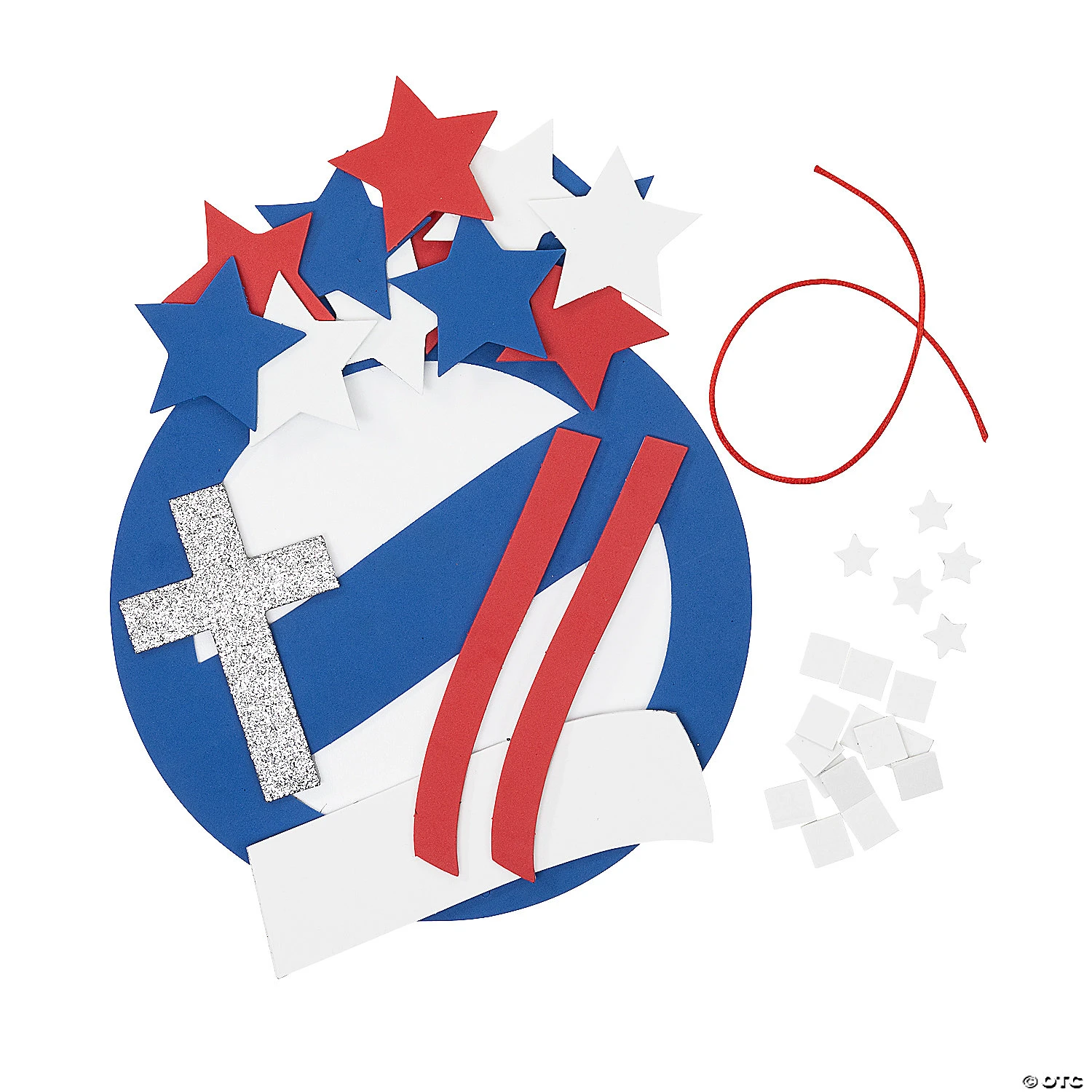 Top 10 ✨ Religious Patriotic Wreath Craft Kit - Makes 12 ✔️ 2 Top 10 ✨ Religious Patriotic Wreath Craft Kit - Makes 12 ✔️ - Image 2